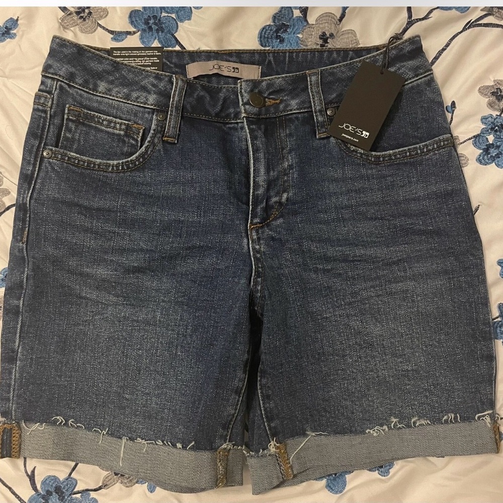 Joe's Jeans Dark Blue Denim Shorts
